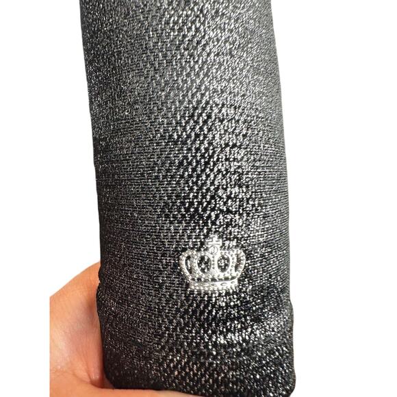 Juicy Couture Silver Bodycon Ruched Cold Shoulder Dress Velvet Size Small Y2K - Picture 7 of 10